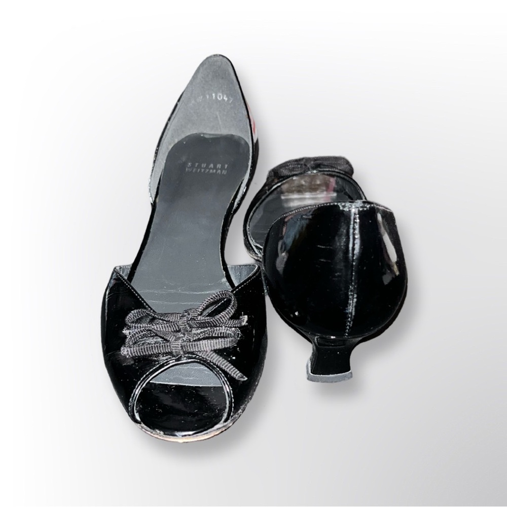 EUC STUART WEITZMAN KITTEN HEELS - Picture 2 of 4